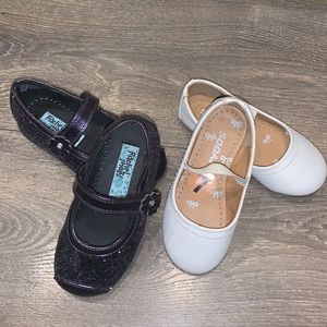 2 Pairs-Girl dress shoes